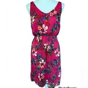 Old Navy Tank Floral V-Neck Dress Size S
